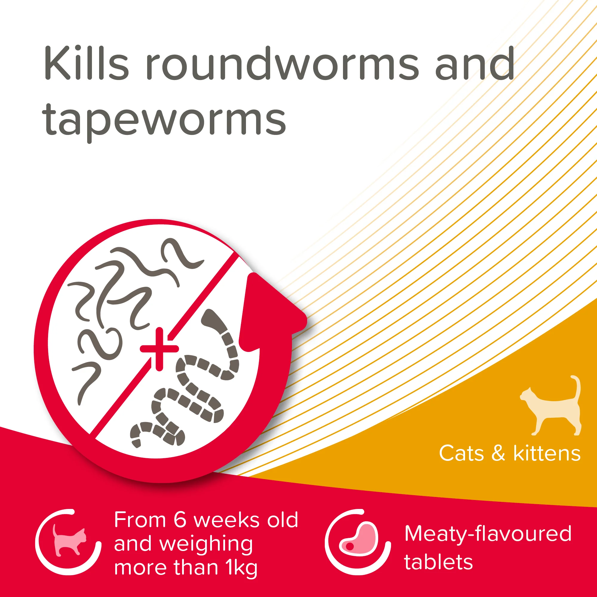 Beaphar WORMclear wormer for cat, 2 Tablets - Image 4