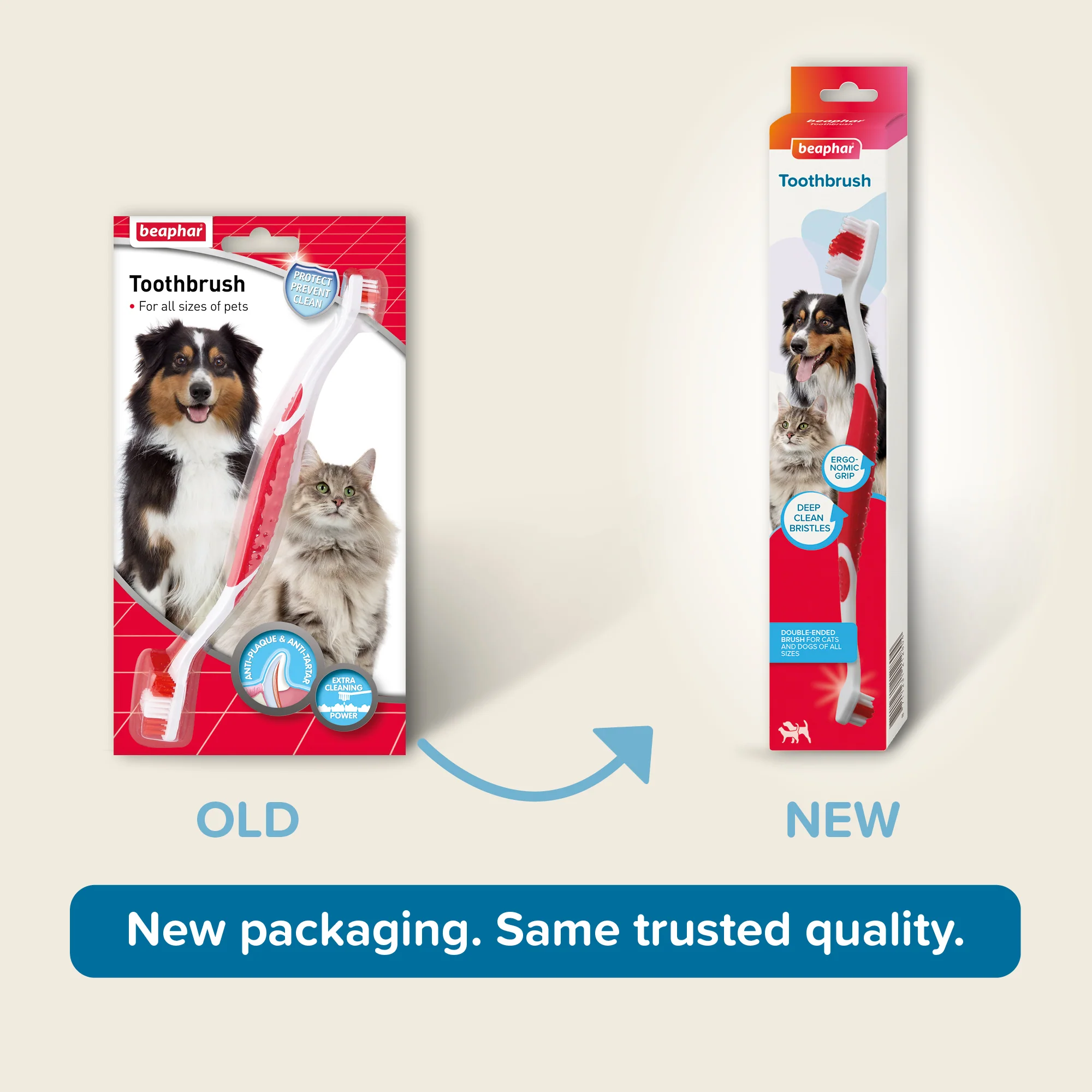 Beaphar Dual Head Toothbrush for Dog & Cats - Image 7