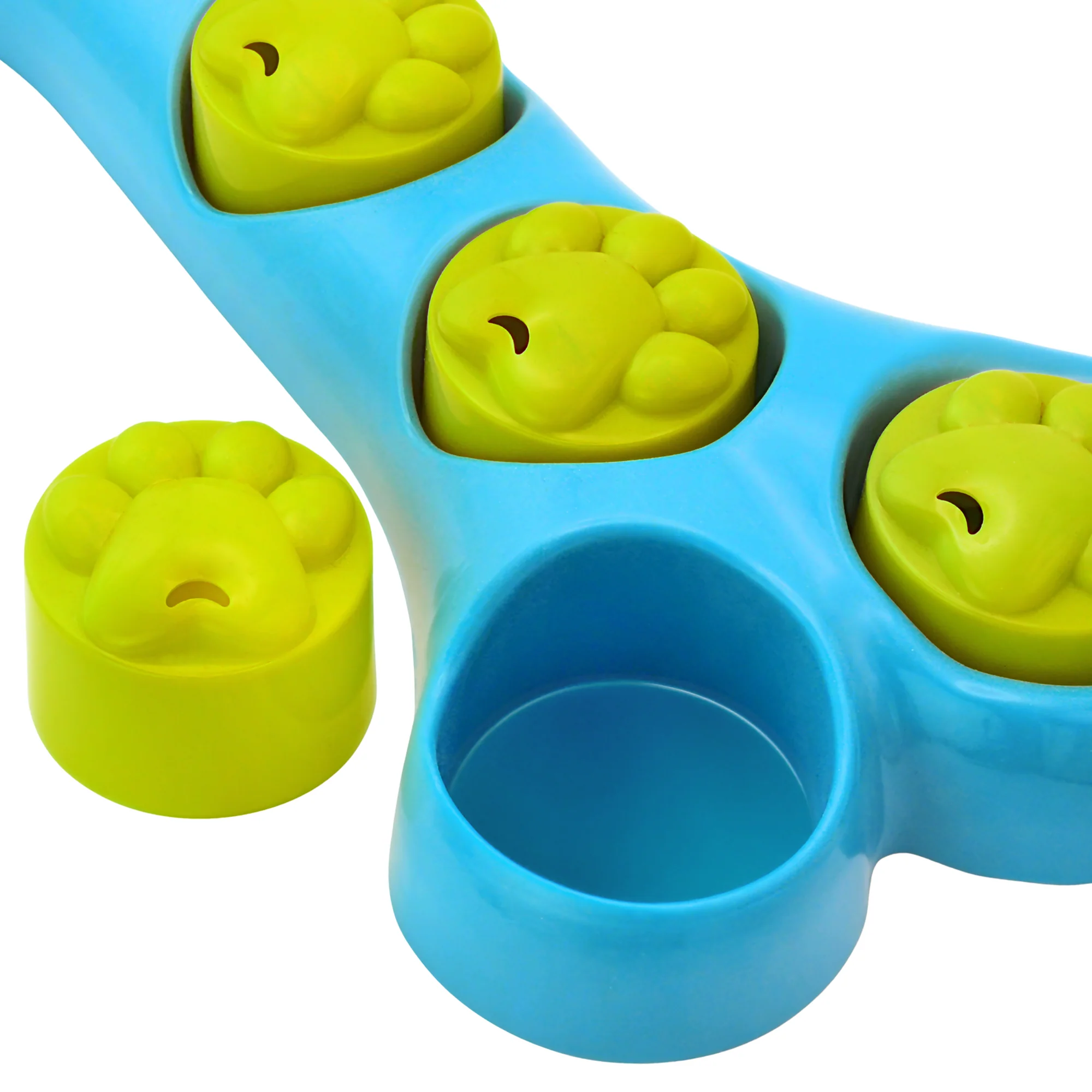 iQuties Bone Hide Interactive Puzzle Treat Dispenser Dog Toy - Image 4