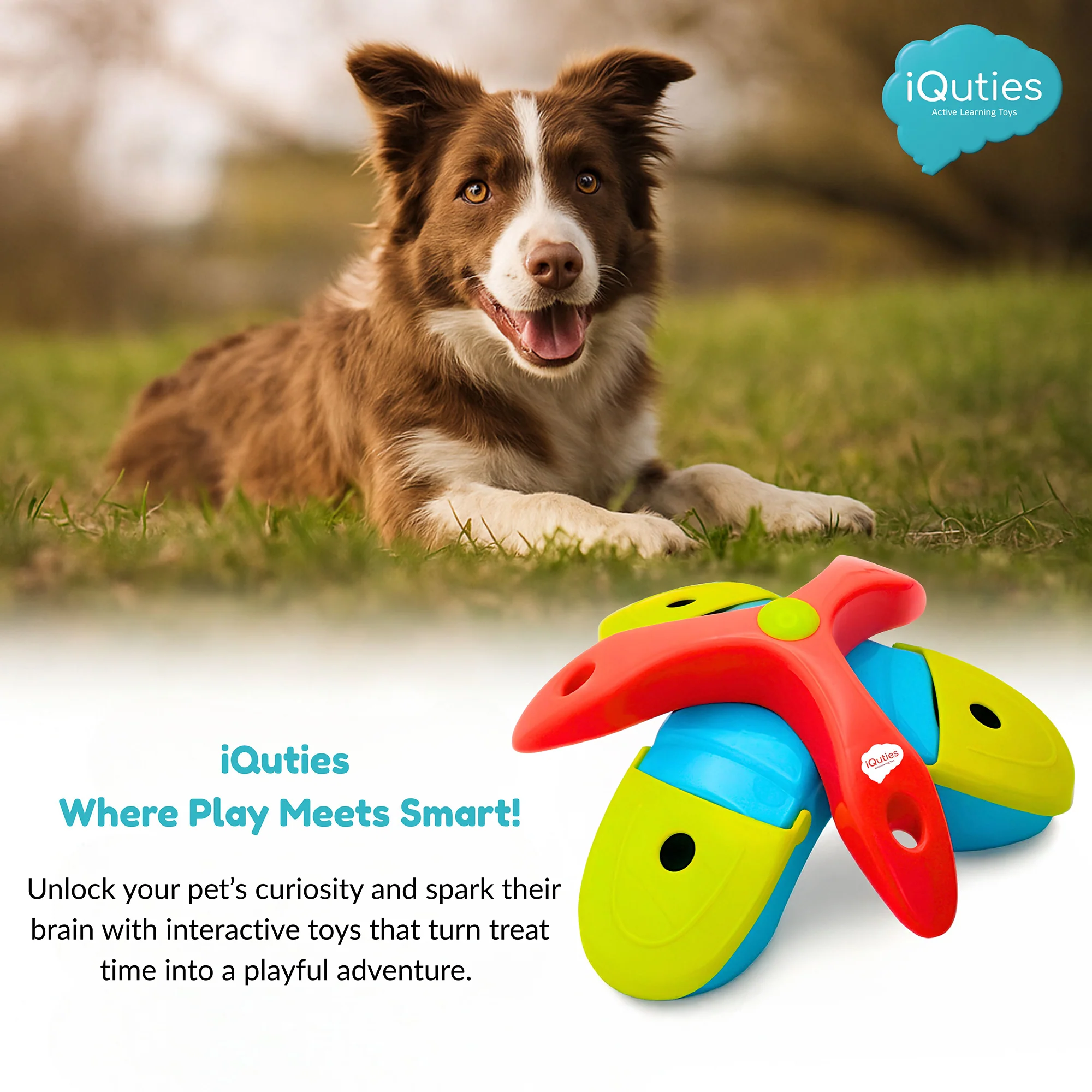 iQuties Twist & Flip Interactive Puzzle Treat Dispenser Dog Toy - Image 7