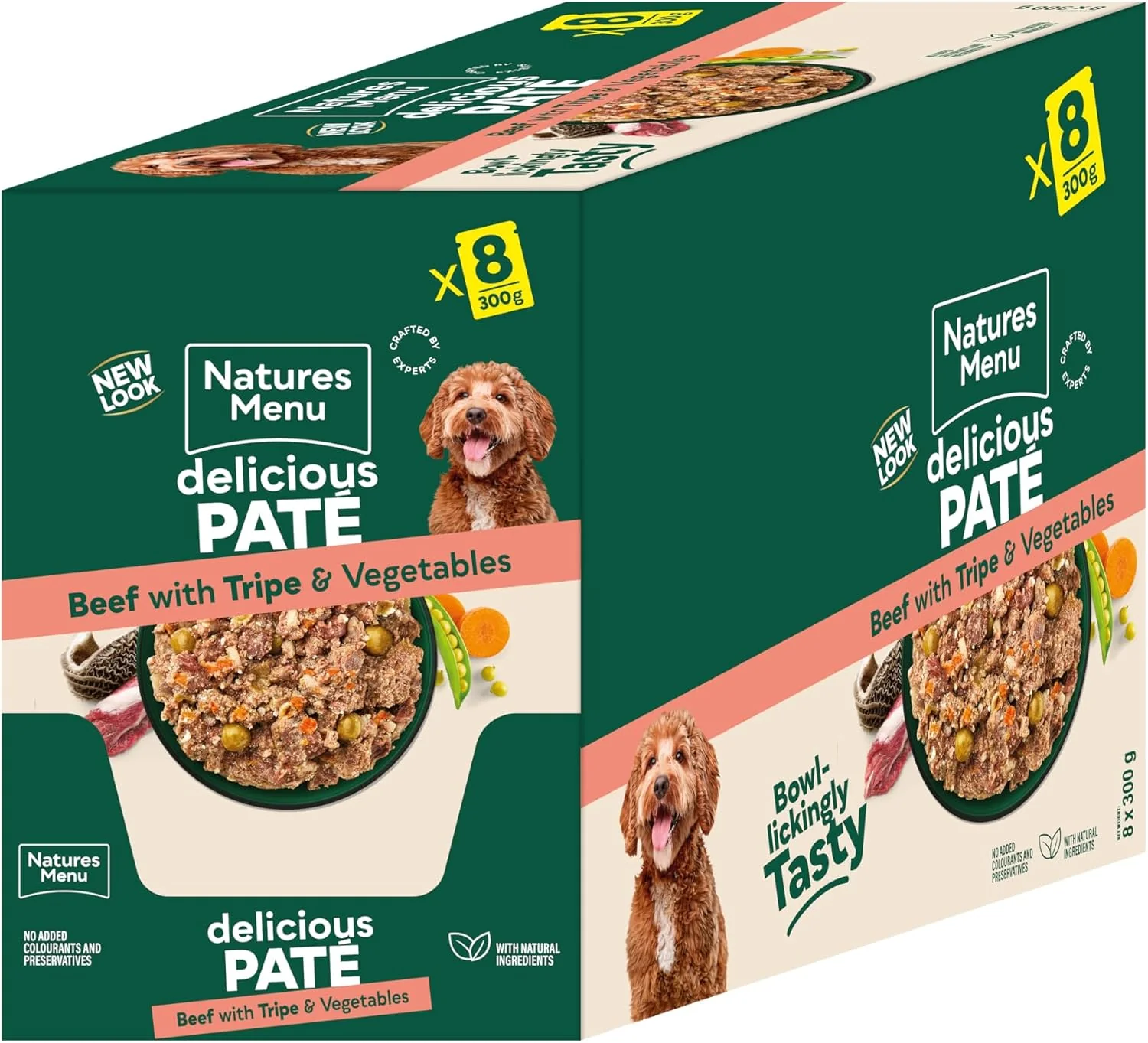 Natures Menu Adult Wet Dog Food - Beef with Tripe & Vegetables - Image 4