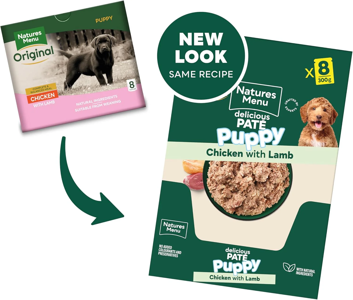 Natures Menu Puppy Wet Dog Food - Chicken, Lamb & Rice - Image 3